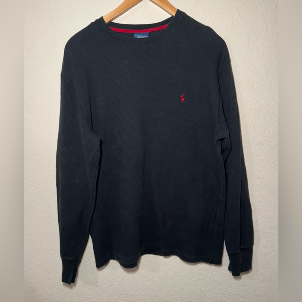 Polo by Ralph Lauren Black Men’s Long Sleeve Size Large